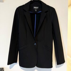 Betabrand Classic Stretch Blazer Black M
